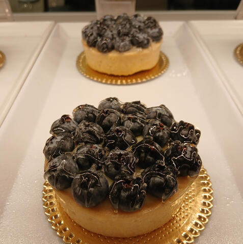 Tortinha de blueberry